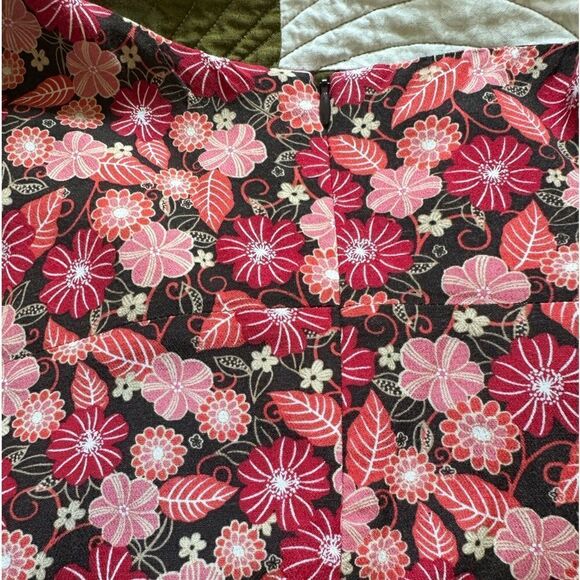 NWOT Ann Taylor Loft Floral Sundress Red and Pink Size 14 - Picture 7 of 8